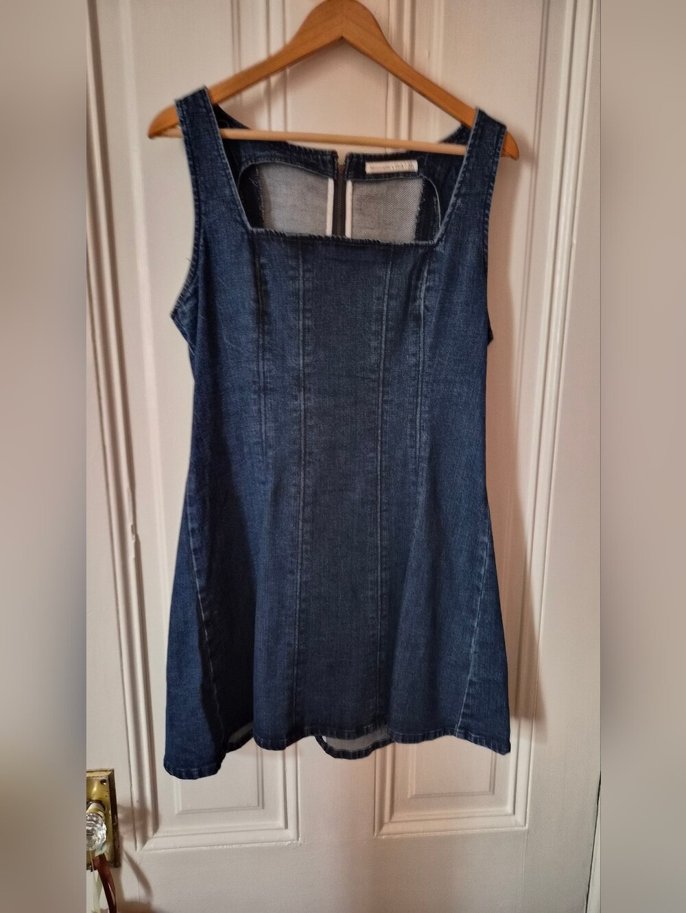 Abercrombie & Fitch Dark Blue Denim Sleeveless Dress